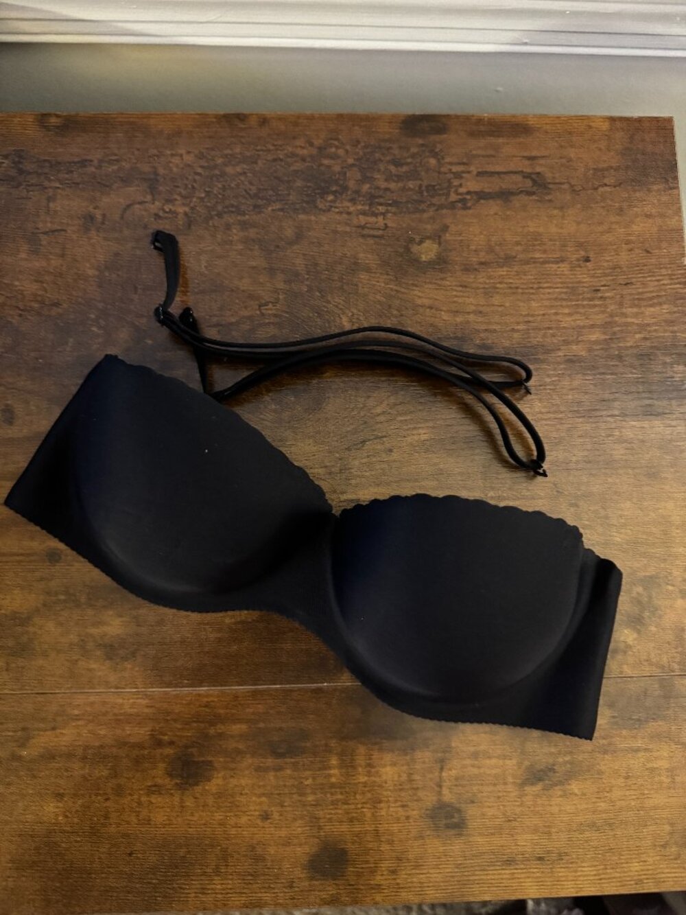 Victoria's Secret Black Strapless Bra